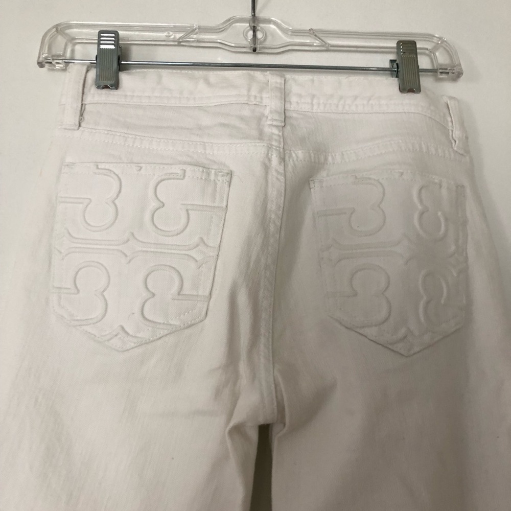 Tory Burch white jeans size 25